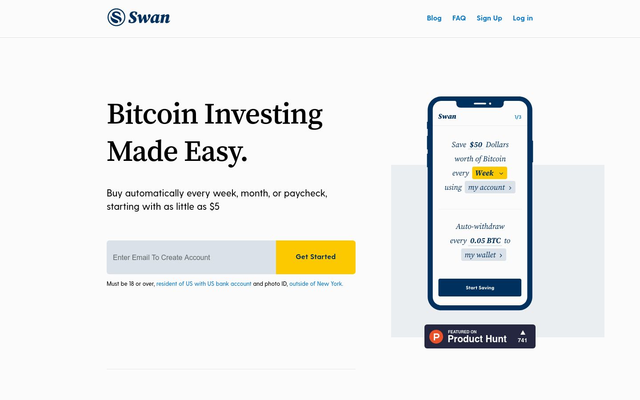 Buy Crypto on SwanBitcoin